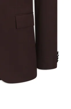Slim-Fit Anzug aus fein gemusterter Schurwolle