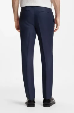 Slim-Fit Anzug aus Leinen-Twill