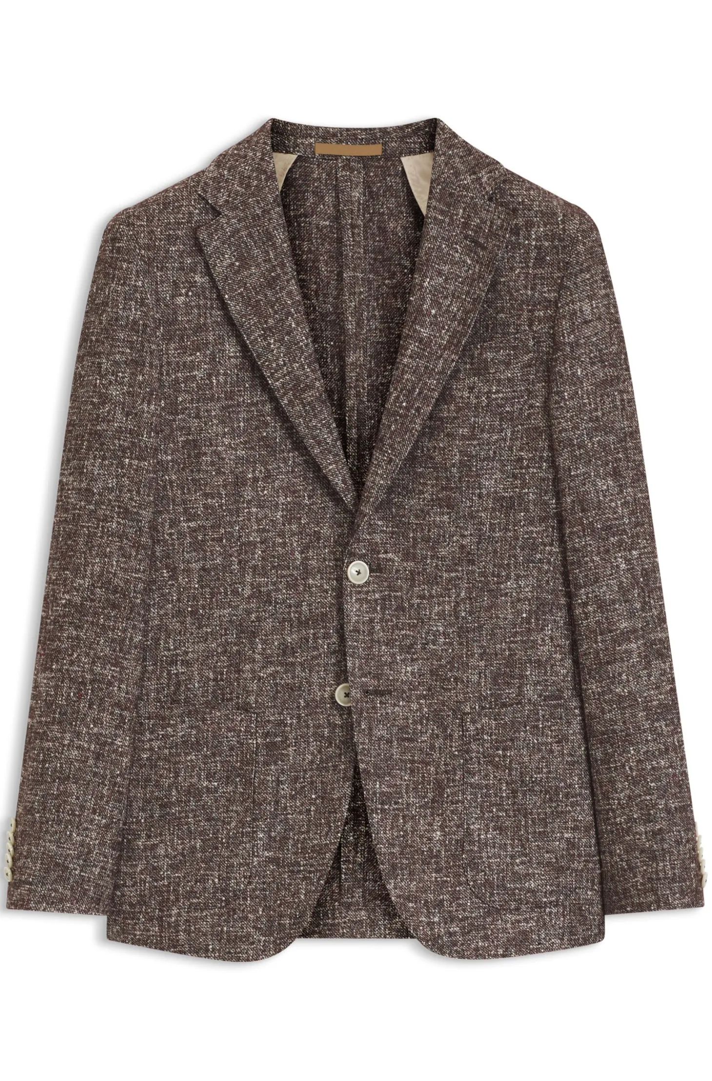 Slim-Fit Blazer aus fein gemustertem Gewebe
