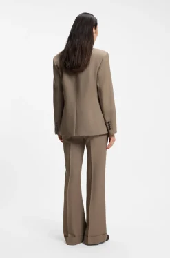 Slim-Fit Blazer aus Gabardine-Twill