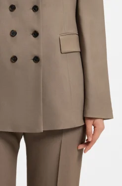 Slim-Fit Blazer aus Gabardine-Twill