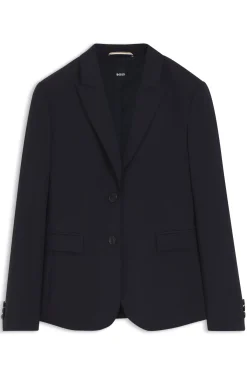 Slim-Fit Blazer aus in Italien gefertigter Schurwolle