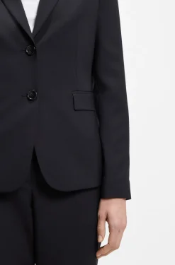 Slim-Fit Blazer aus in Italien gefertigter Schurwolle