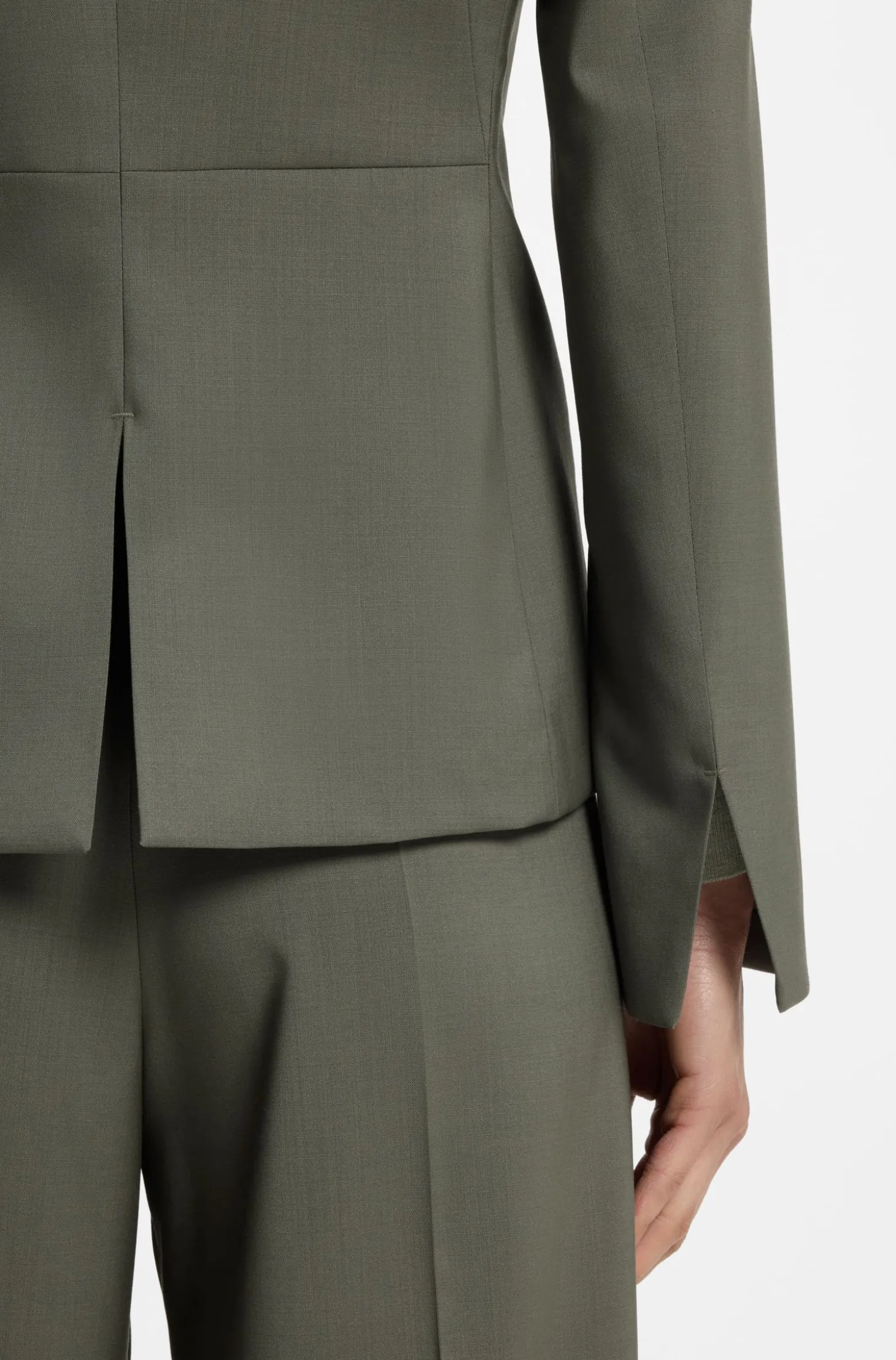 Slim-Fit Blazer aus italienischer Schurwolle