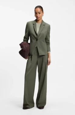 Slim-Fit Blazer aus italienischer Schurwolle
