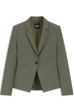 Slim-Fit Blazer aus italienischer Schurwolle