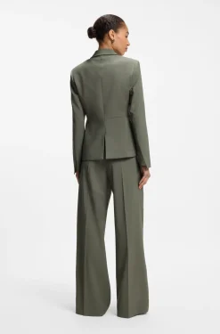 Slim-Fit Blazer aus italienischer Schurwolle