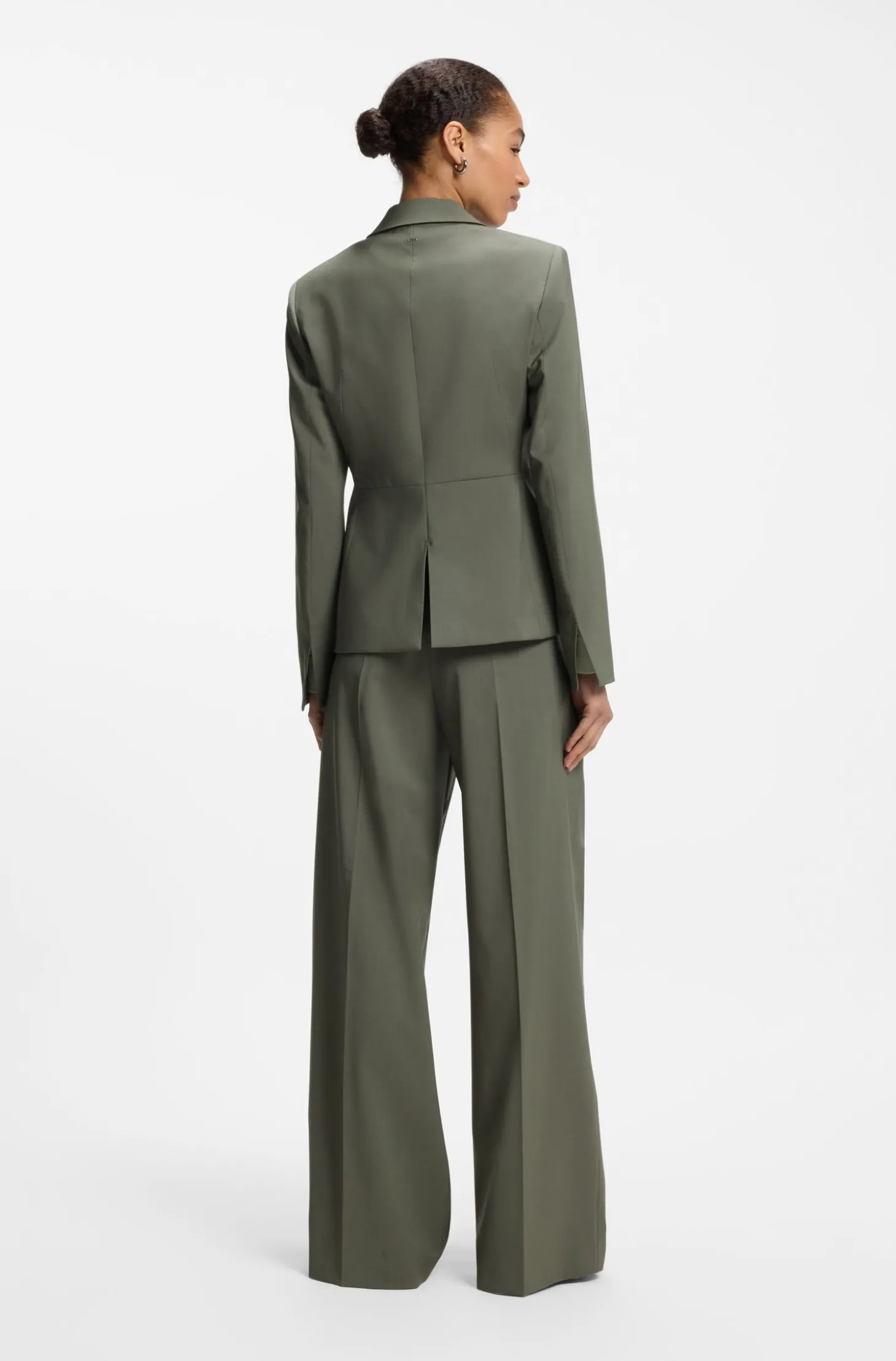 Slim-Fit Blazer aus italienischer Schurwolle