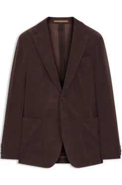 Slim-Fit Blazer aus Stretch-Cord