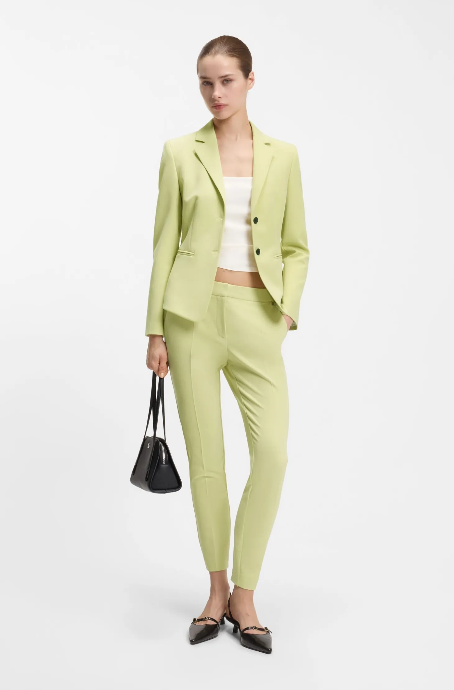 Slim-Fit Blazer aus Stretch-Gewebe