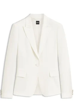 Slim-Fit Blazer mit Ein-Knopf-Leiste