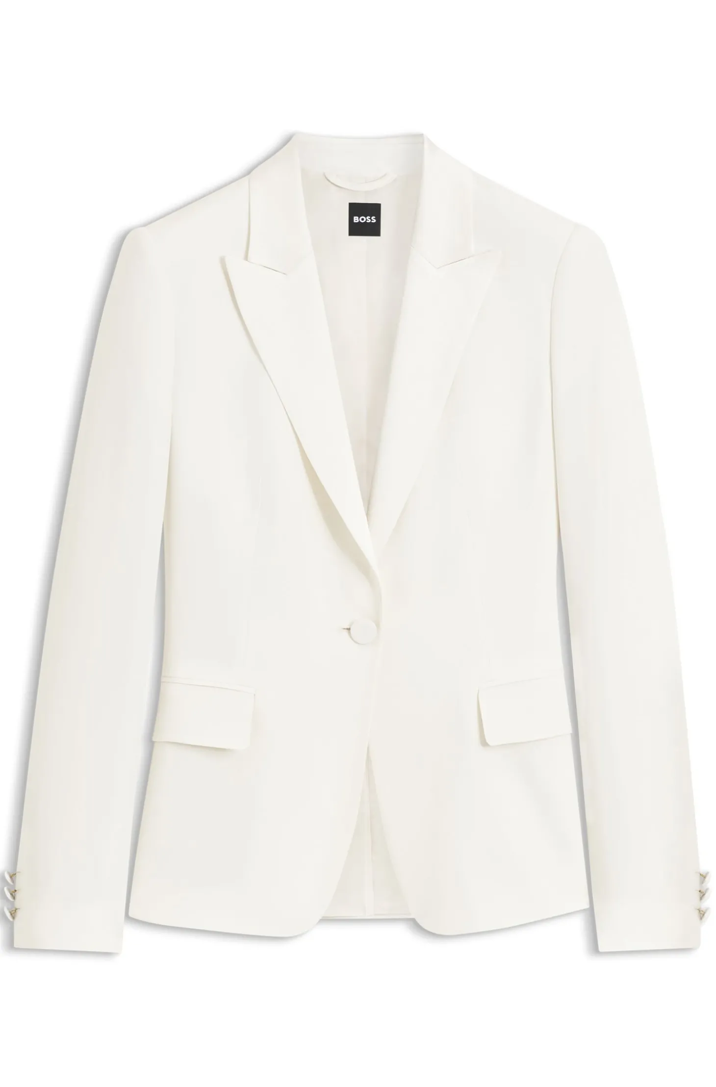 Slim-Fit Blazer mit Ein-Knopf-Leiste