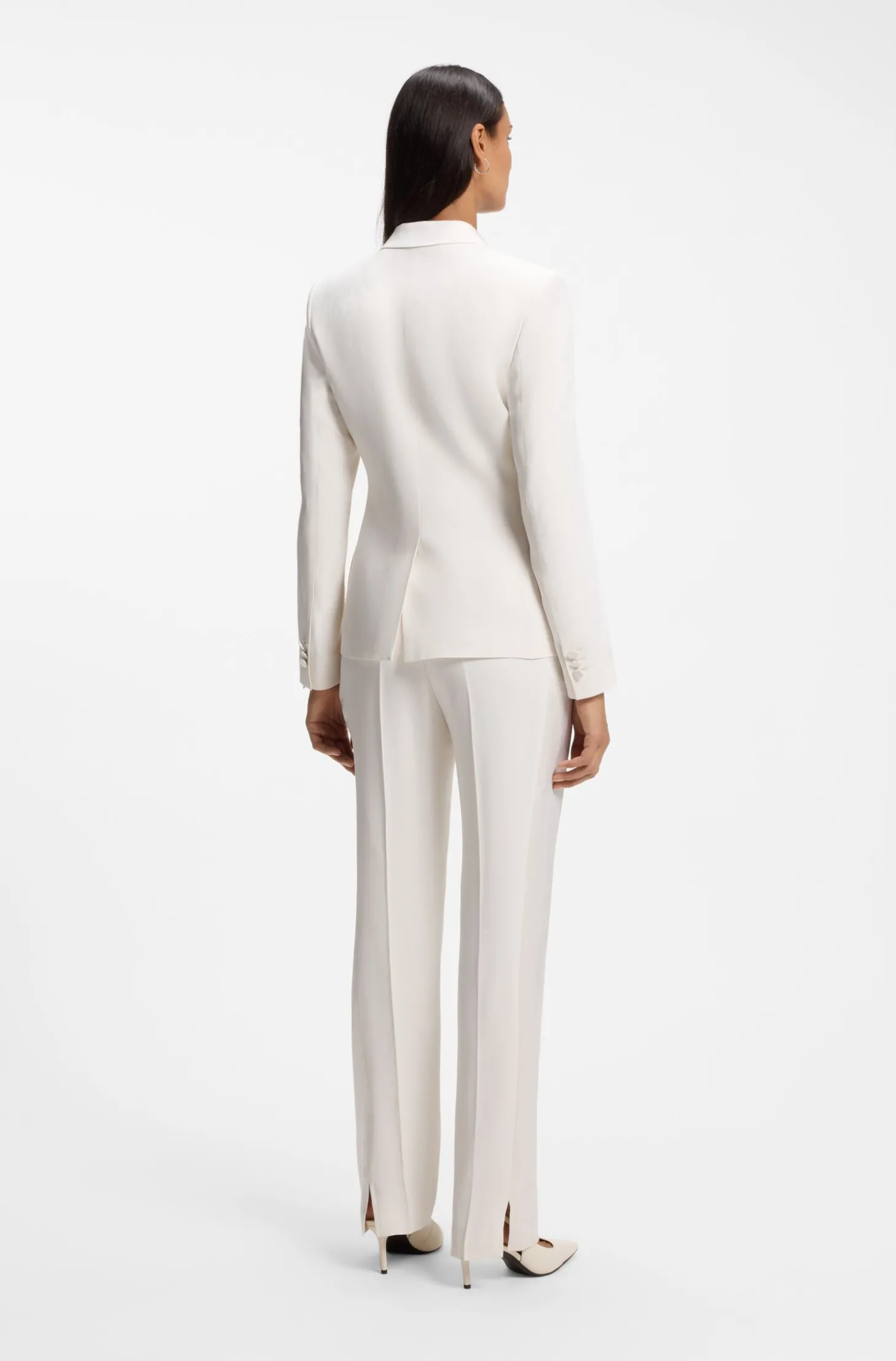 Slim-Fit Blazer mit Ein-Knopf-Leiste