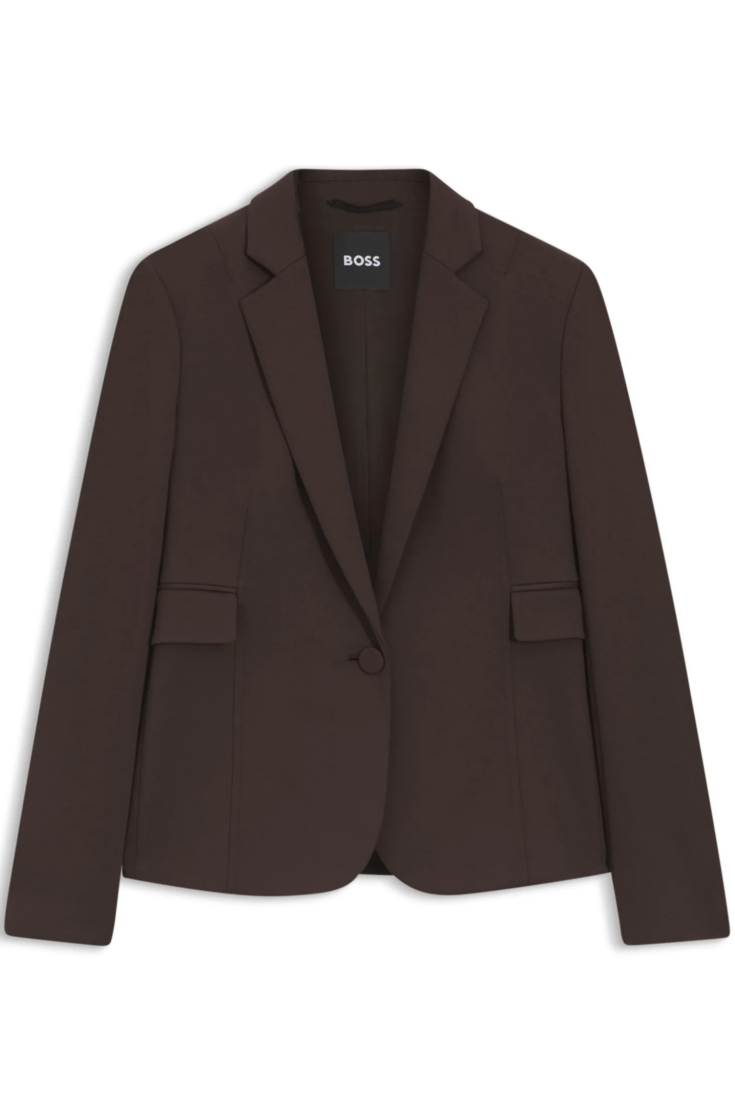 Slim-Fit Blazer mit schrägen Abnähern