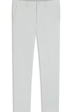 Slim-Fit Chino aus elastischem Seersucker
