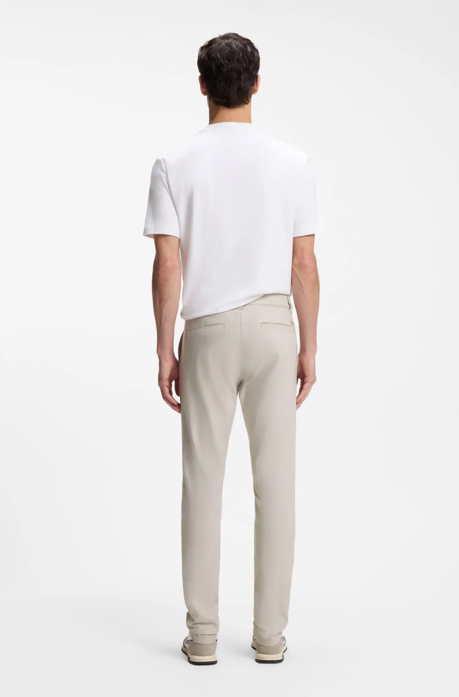 Slim-Fit Chino aus elastischem Twill