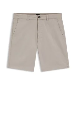 Slim-Fit Chino-Shorts aus bedruckter Stretch-Baumwolle