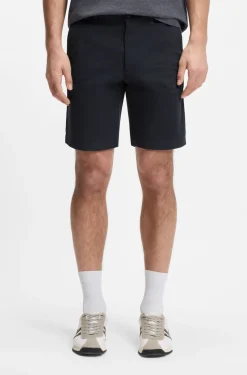 Slim-Fit Chino-Shorts aus bedruckter Stretch-Baumwolle