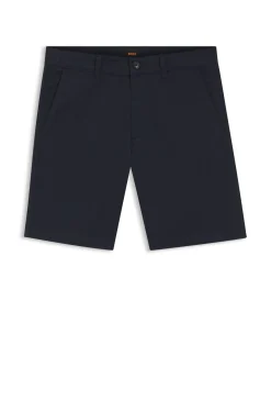 Slim-Fit Chino-Shorts aus bedruckter Stretch-Baumwolle