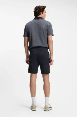 Slim-Fit Chino-Shorts aus bedruckter Stretch-Baumwolle