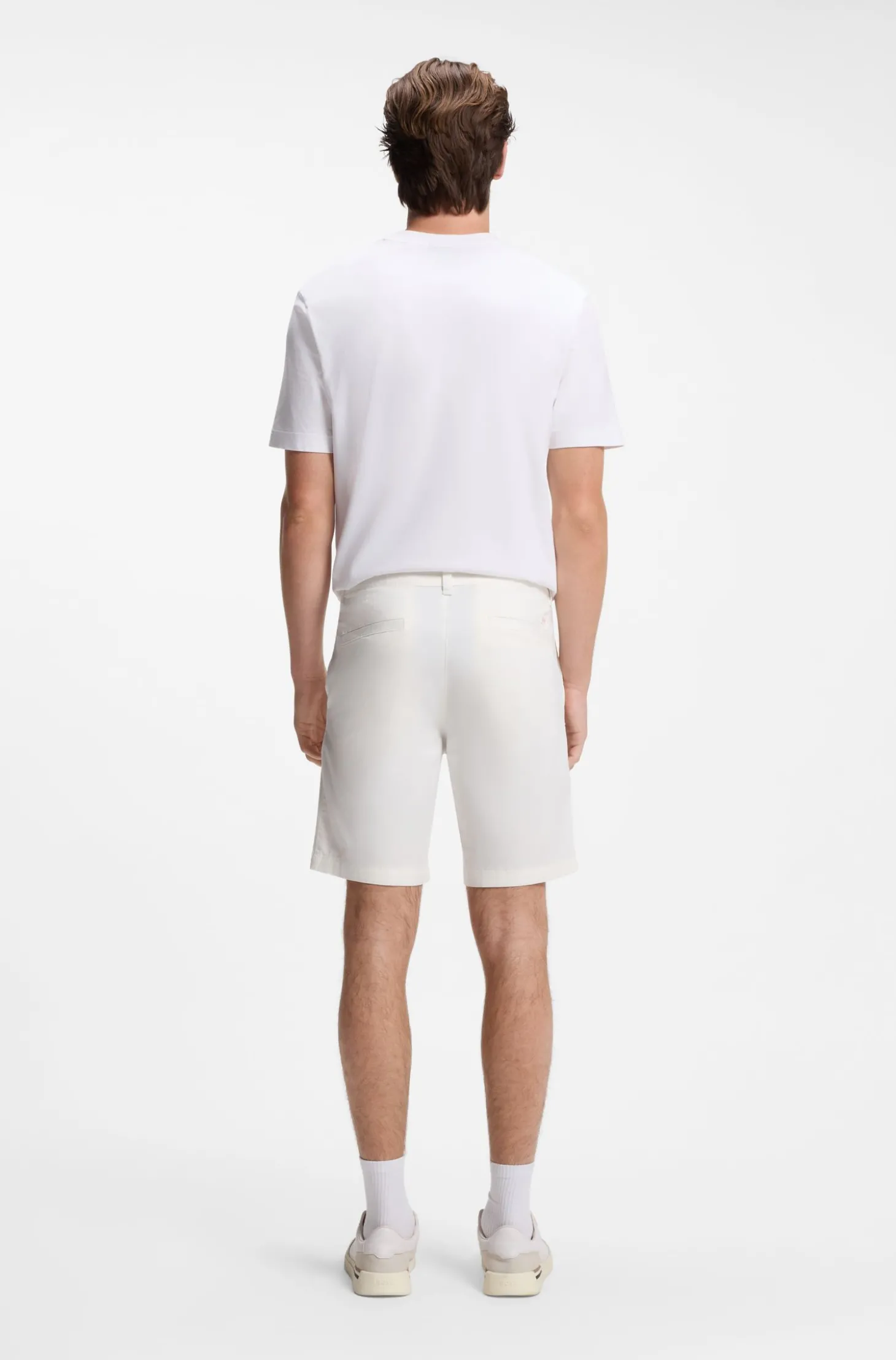 Slim-Fit Chino-Shorts aus Stretch-Baumwolle