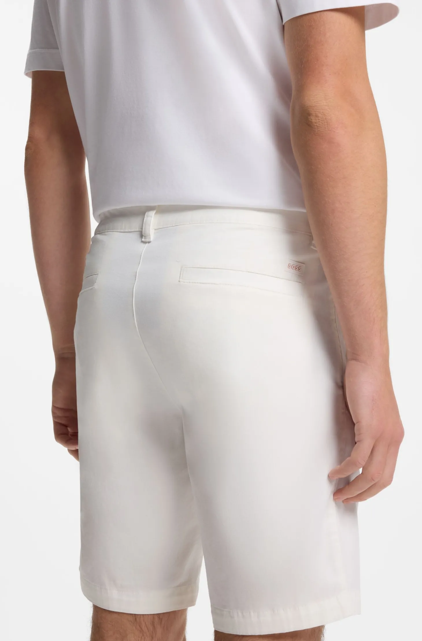 Slim-Fit Chino-Shorts aus Stretch-Baumwolle