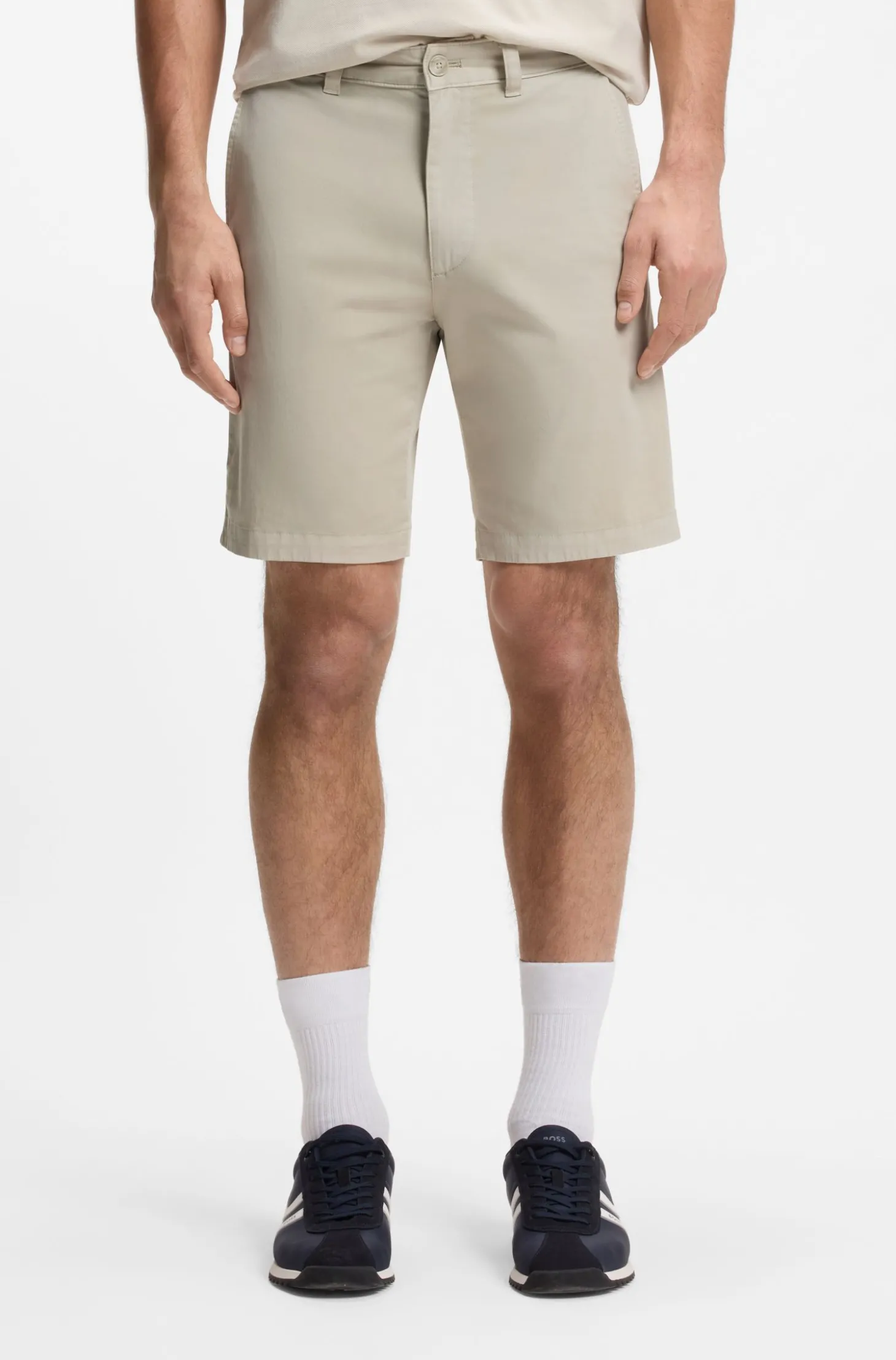 Slim-Fit Chino-Shorts aus Stretch-Baumwolle