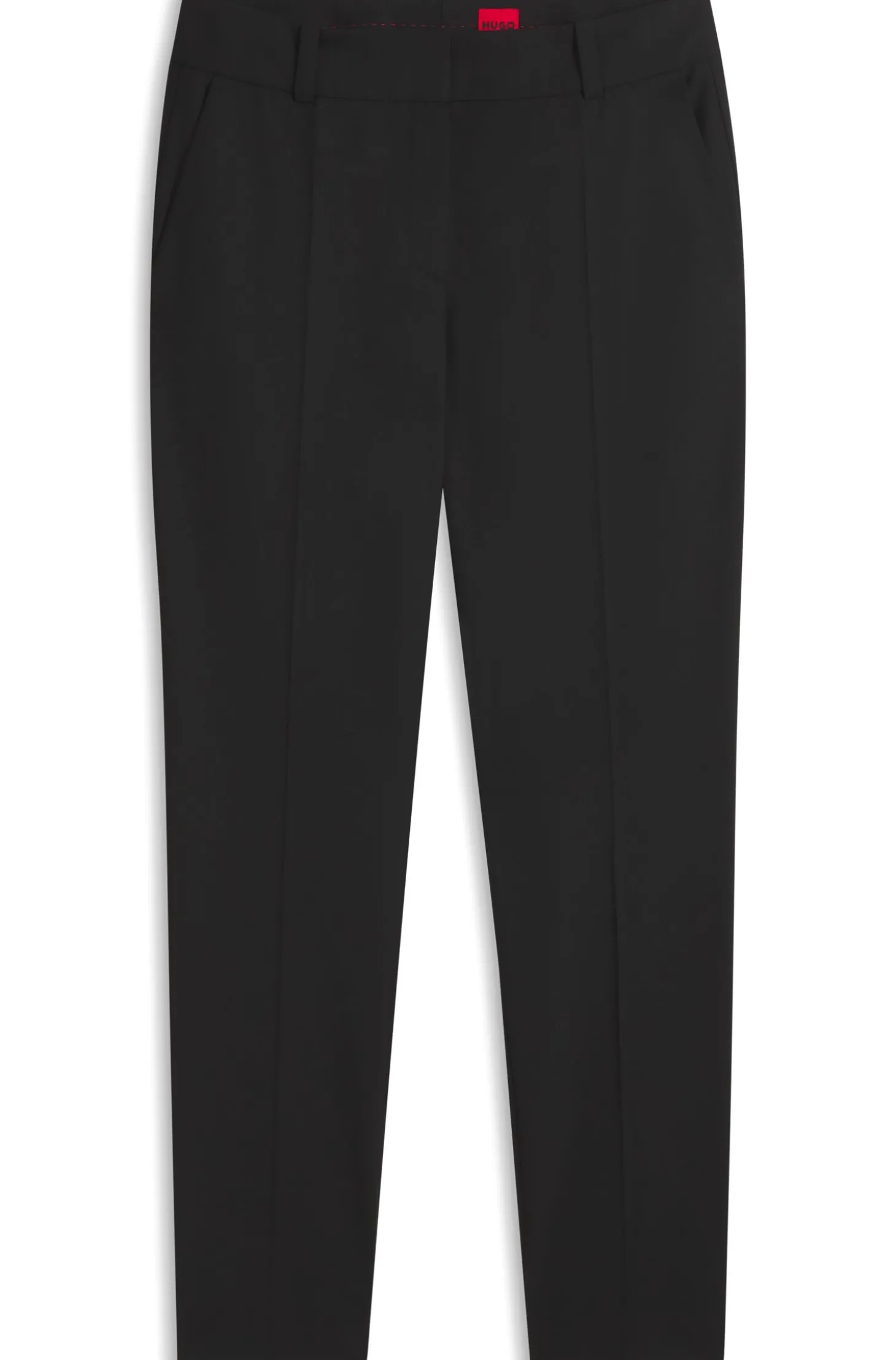 Slim-Fit Cropped-Hose aus Stretch-Gewebe