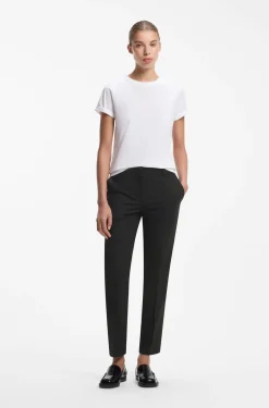Slim-Fit Cropped-Hose aus Stretch-Gewebe