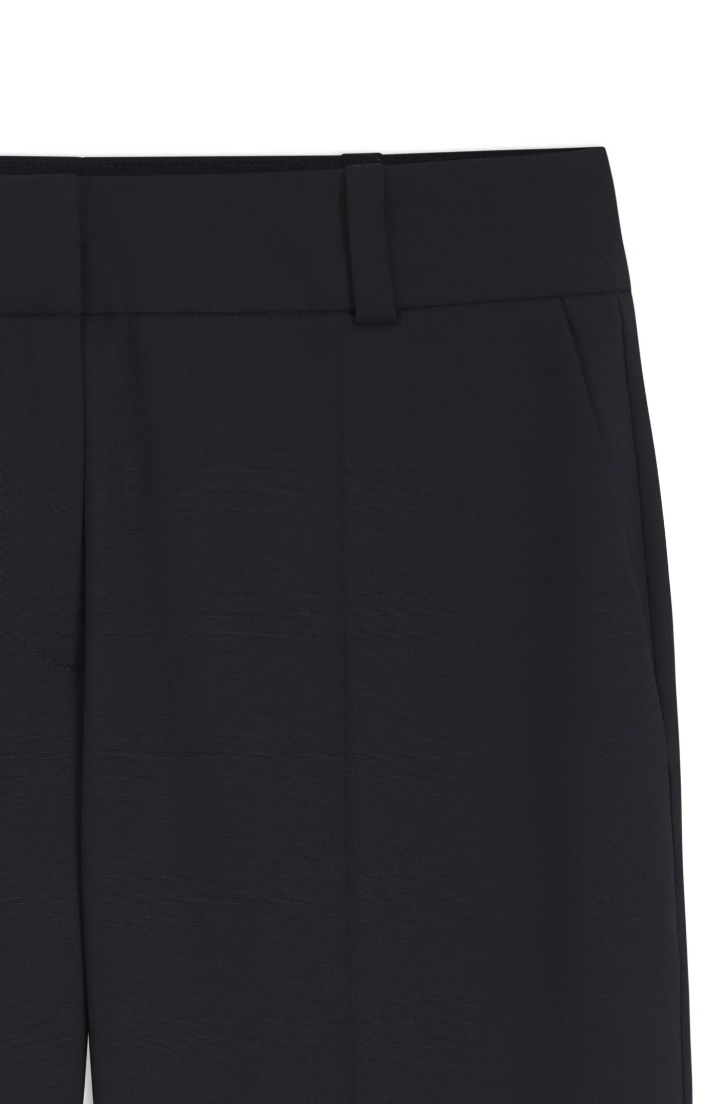 Slim-Fit Cropped-Hose aus Stretch-Gewebe