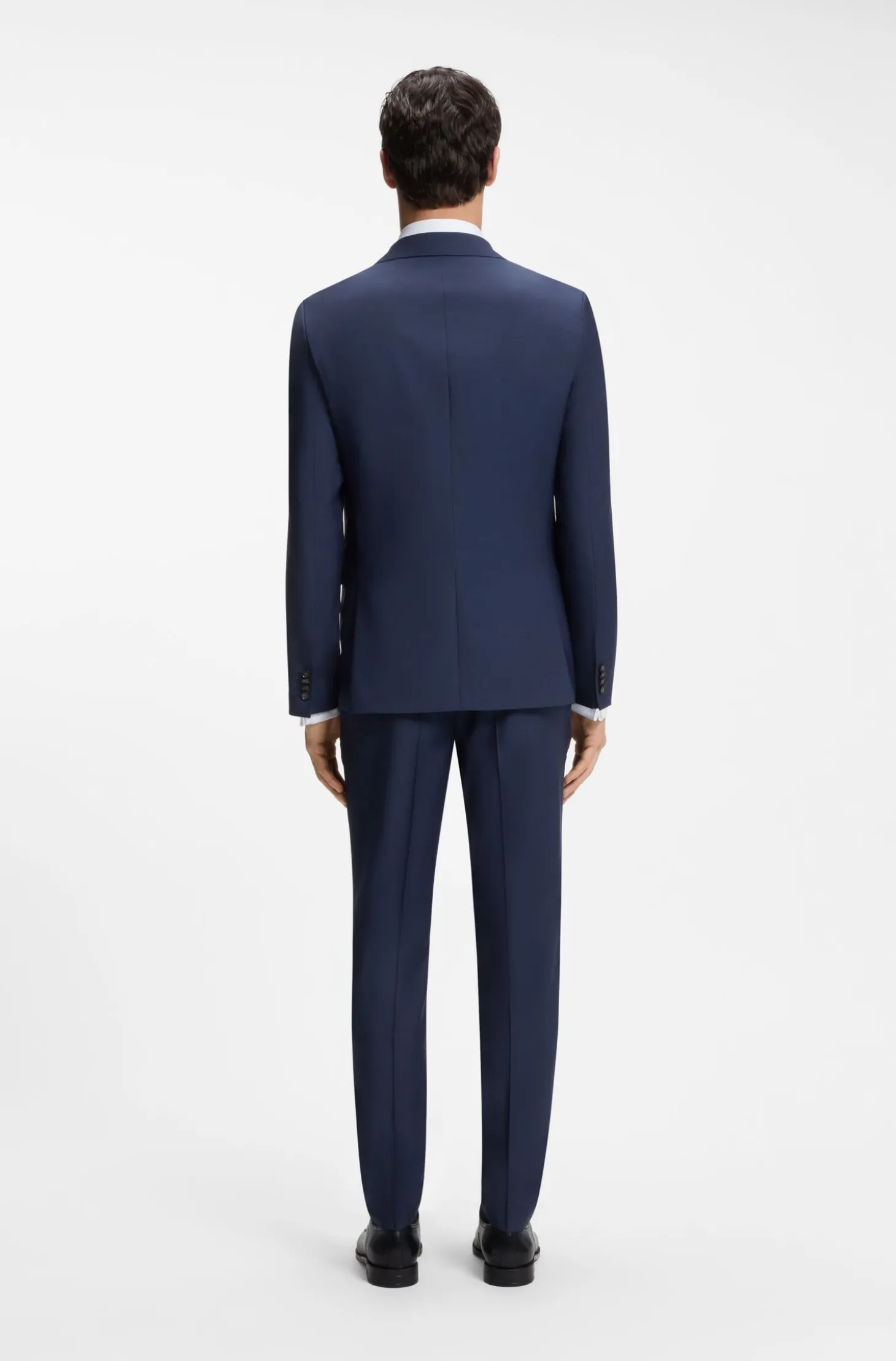 Slim-Fit Dreiteiler aus Schurwolle