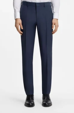 Slim-Fit Dreiteiler aus Schurwolle
