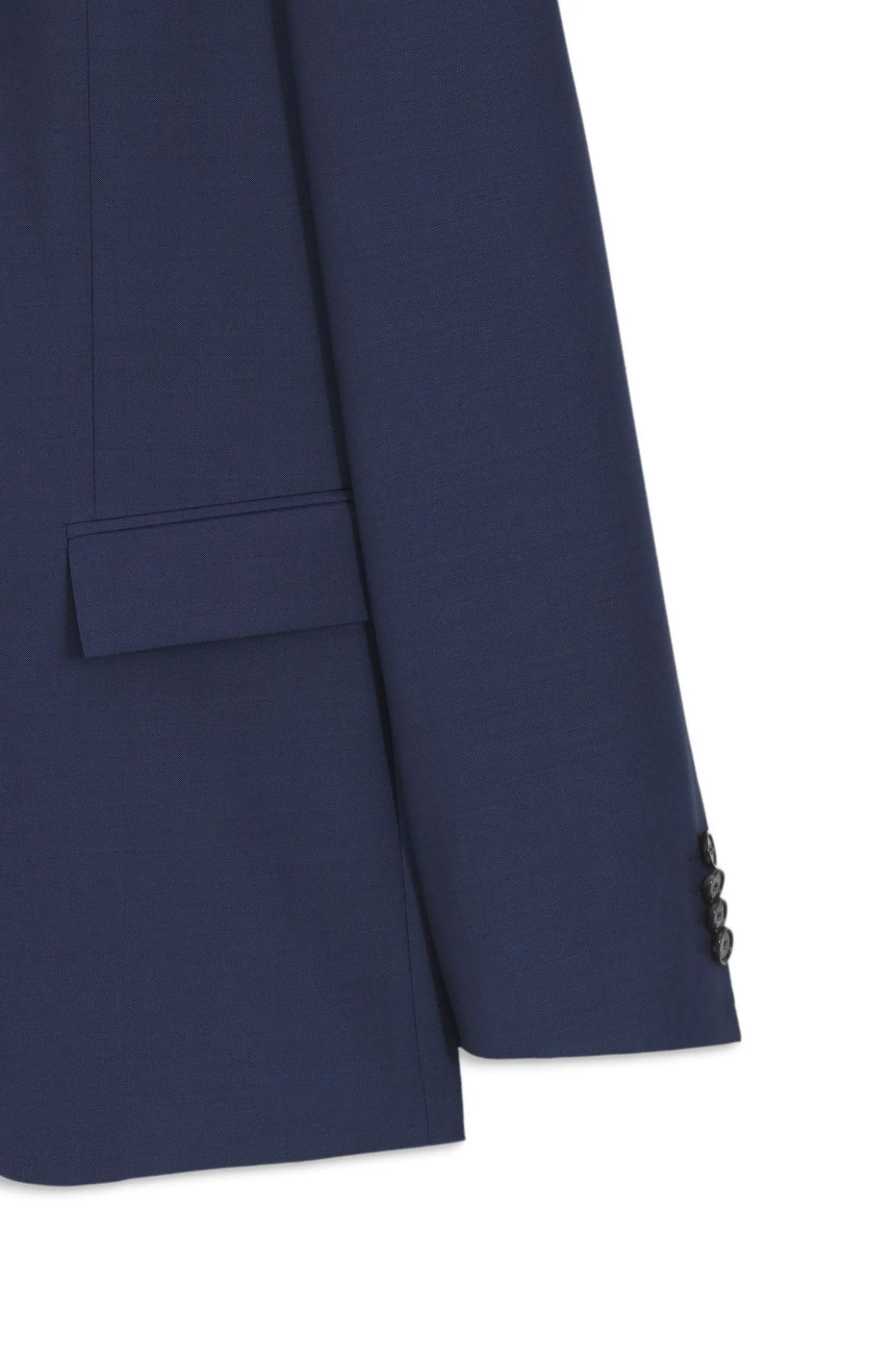 Slim-Fit Dreiteiler aus Schurwolle