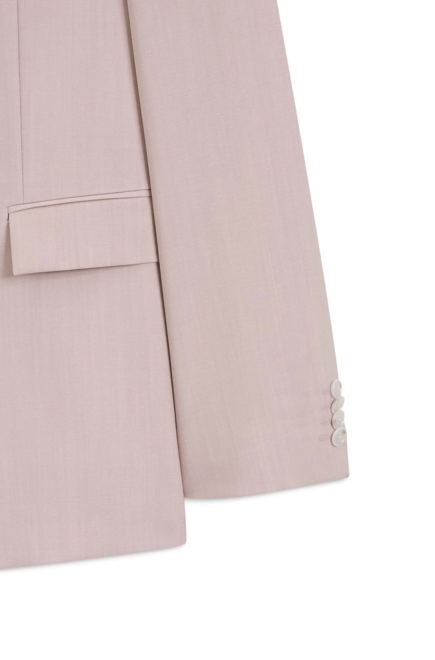 Slim-Fit Dreiteiler aus Schurwolle