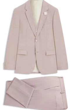 Slim-Fit Dreiteiler aus Schurwolle
