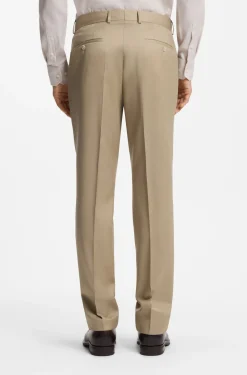 Slim-Fit Dreiteiler aus Schurwoll-Serge