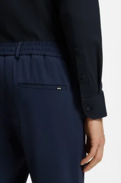Slim-Fit Hemd aus Baumwoll-Mix mit Performance-Stretch