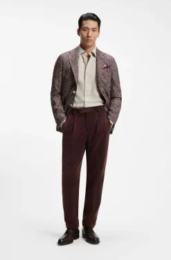 Slim-Fit Hemd aus Baumwoll-Mix-Flanell
