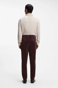 Slim-Fit Hemd aus Baumwoll-Mix-Flanell