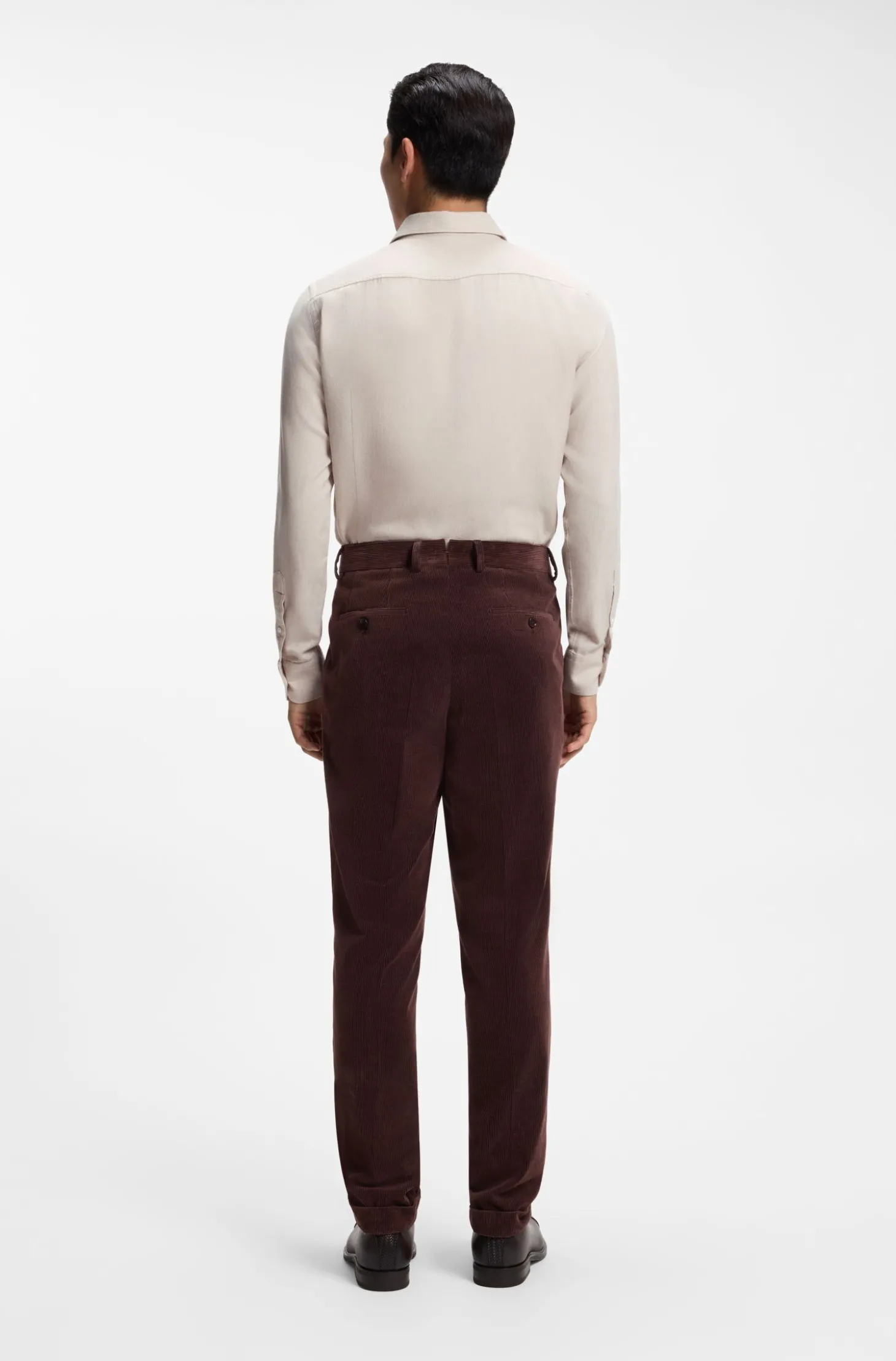 Slim-Fit Hemd aus Baumwoll-Mix-Flanell