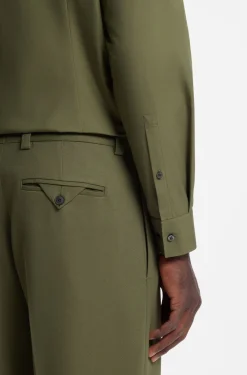 Slim-Fit Hemd aus bügelleichter Baumwoll-Popeline