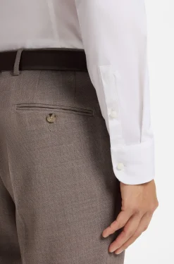 Slim-Fit Hemd aus bügelleichter Stretch-Baumwolle