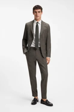 Slim-Fit Hemd aus edler italienischer Baumwolle