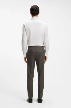 Slim-Fit Hemd aus edler italienischer Baumwolle