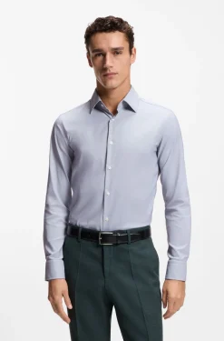 Slim-Fit Hemd aus funktionalem Stretch-Twill