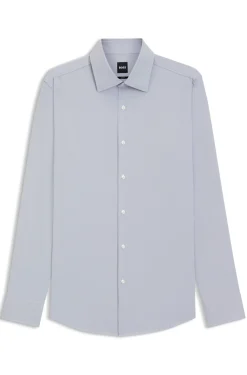 Slim-Fit Hemd aus funktionalem Stretch-Twill