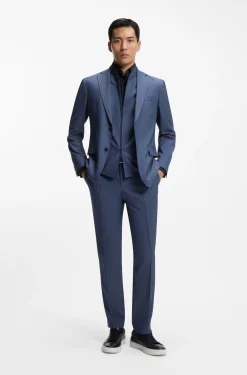 Slim-Fit Hemd aus funktionalem Stretch-Twill