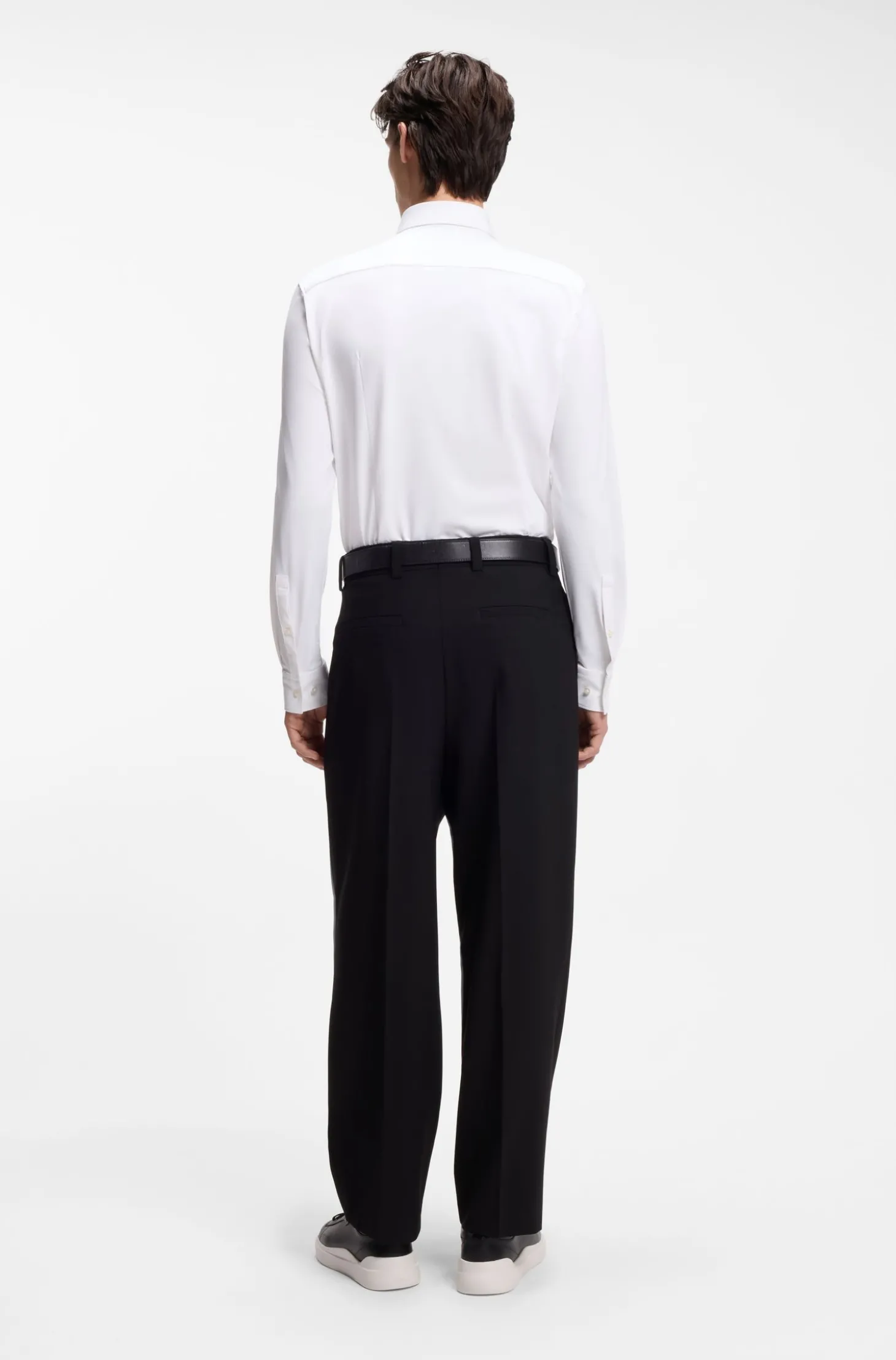 Slim-Fit Hemd aus funktionalem Stretch-Jersey