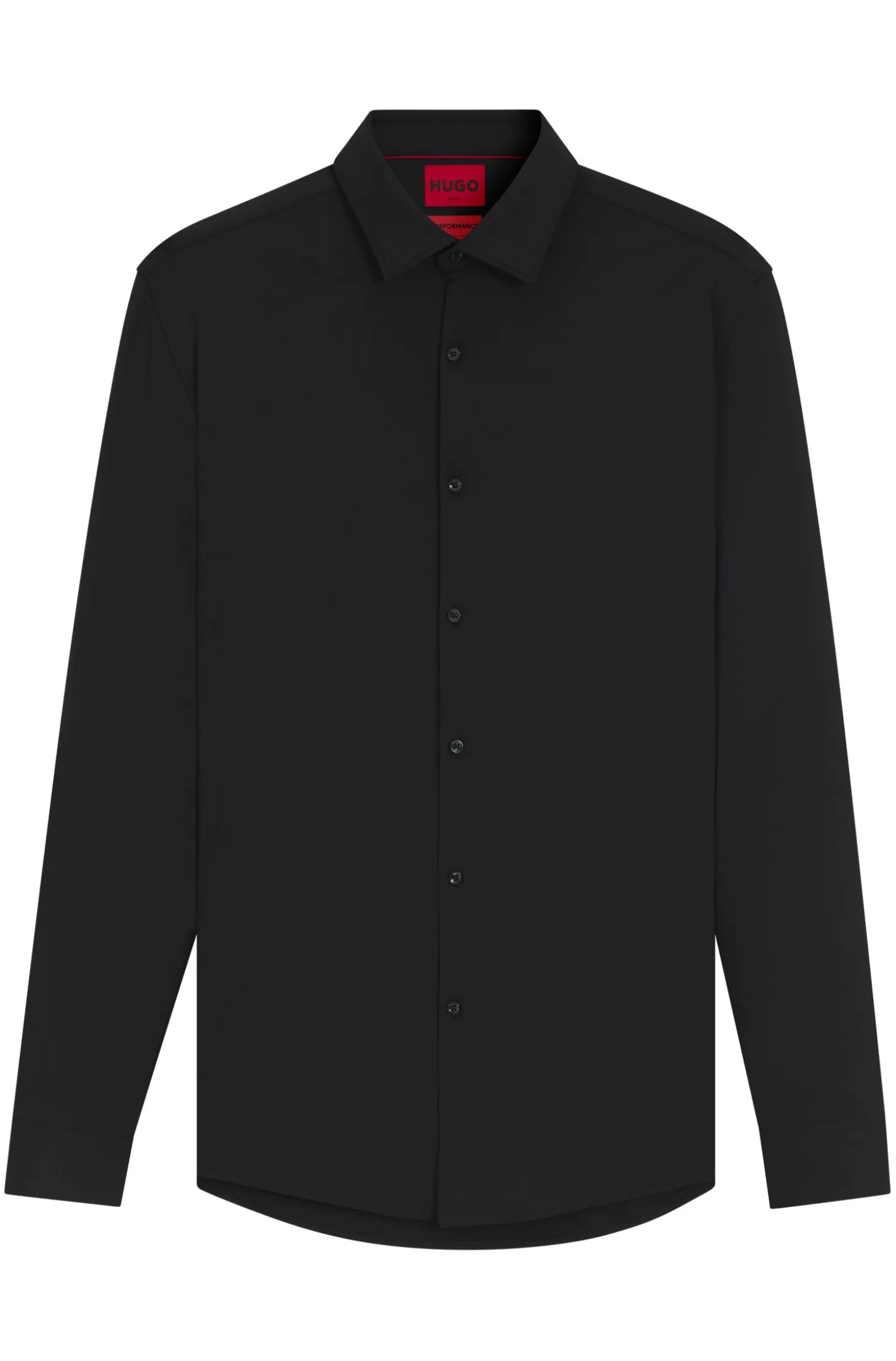 Slim-Fit Hemd aus funktionalem Stretch-Jersey