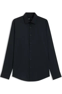 Slim-Fit Hemd aus funktionalem Stretch-Twill
